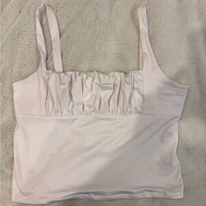 Forever 21 White Camisole Top